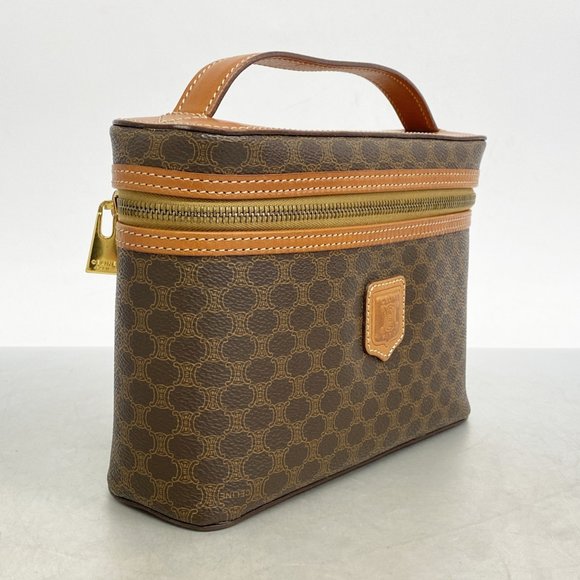 Celine Vanity Bag Macadam Brown Women's - Picture 2 of 9